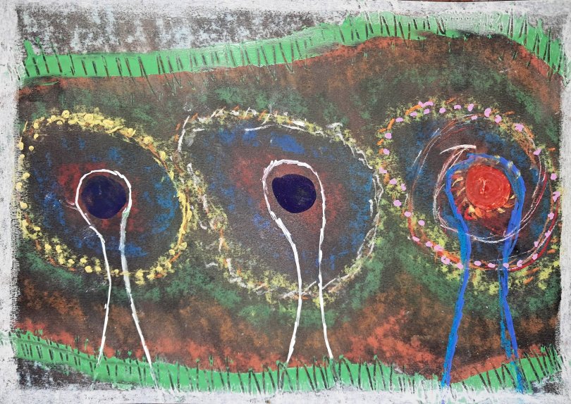Abstract painting: Stages of Activation